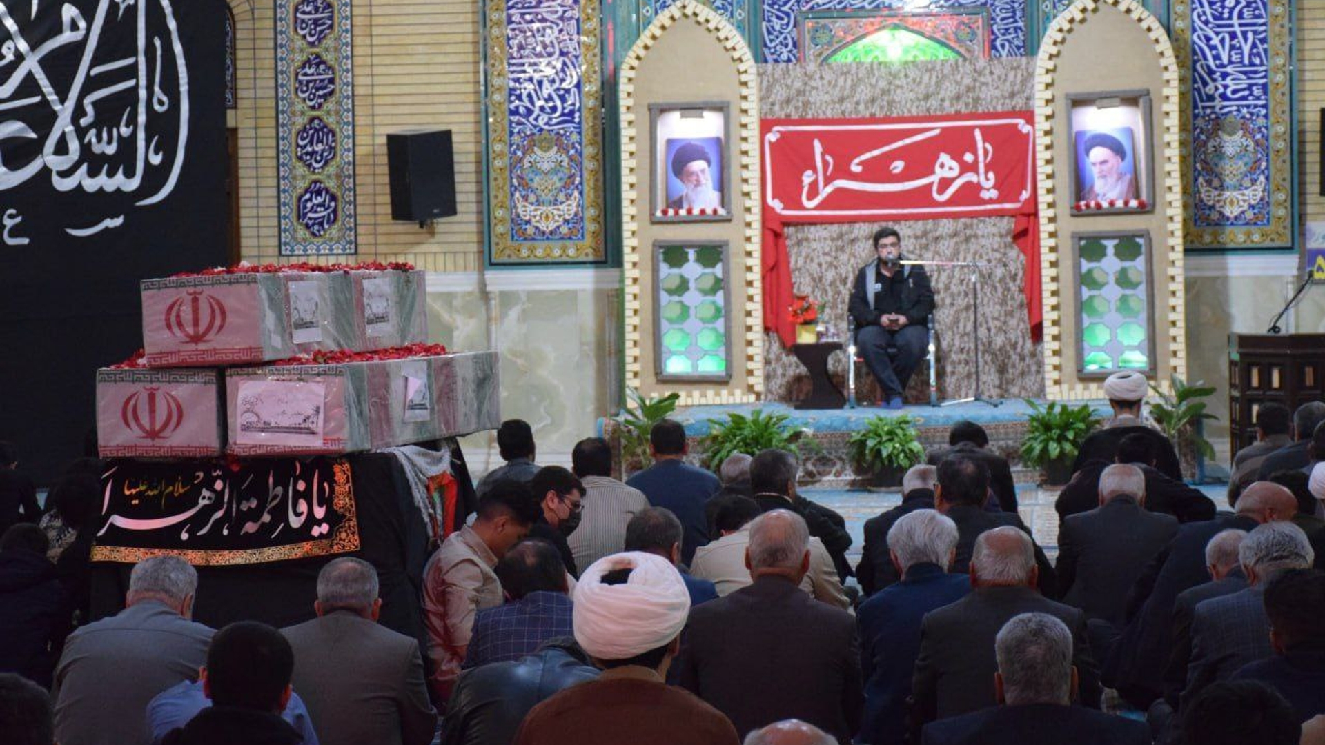 مراسم شبی با شهدا درمسجدالقائم (عج) شهر محلات