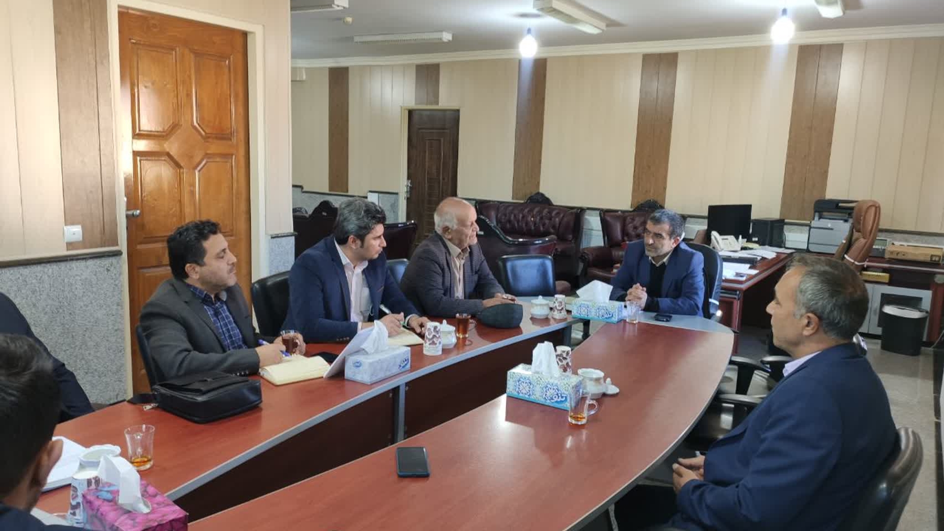 دیدار هیئت مدیره نظام مهندسی  با فرماندار