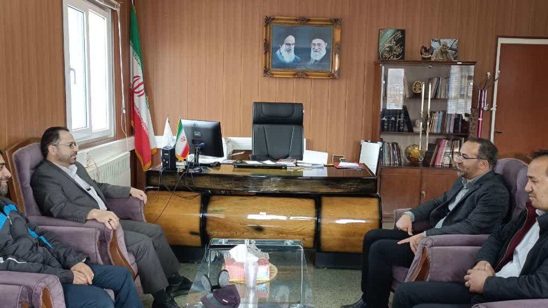 دیدار رئیس دانشگاه آزاد تفرش با فرماندار