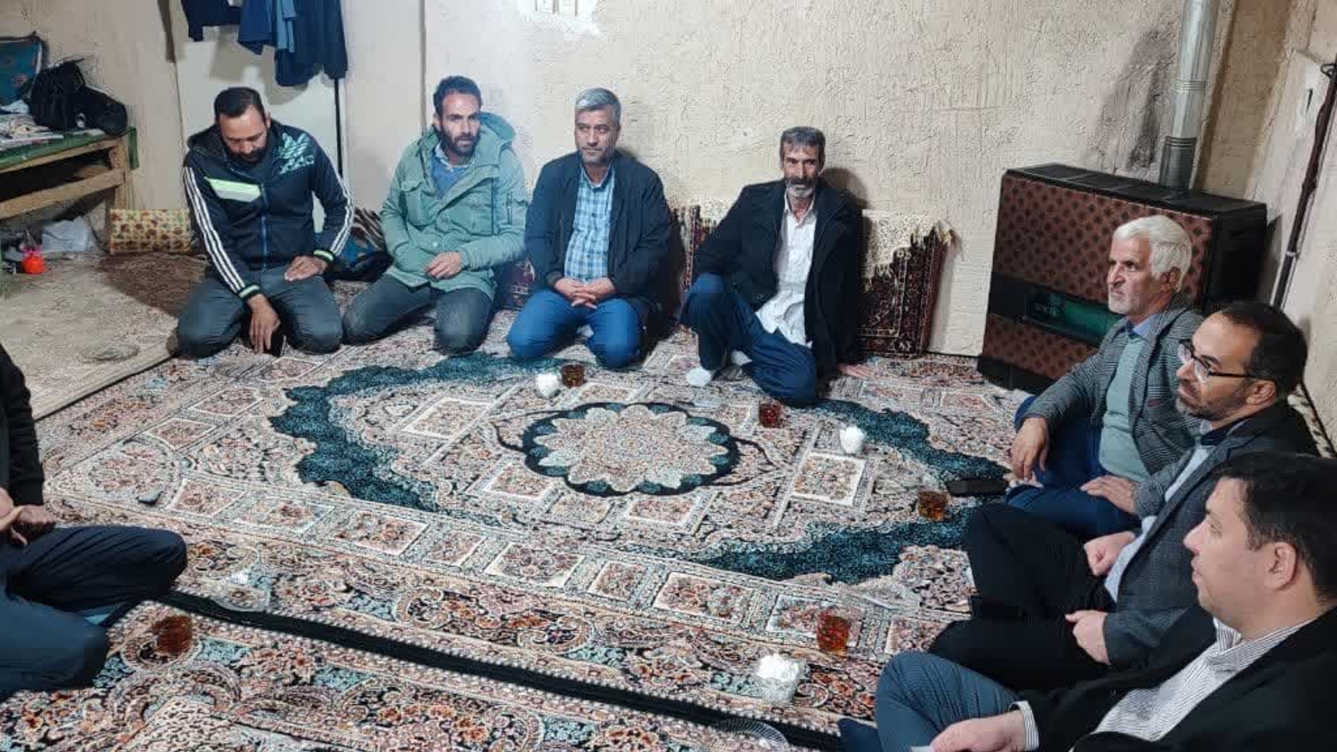 بازدید فرماندار از روستای محمد آباد