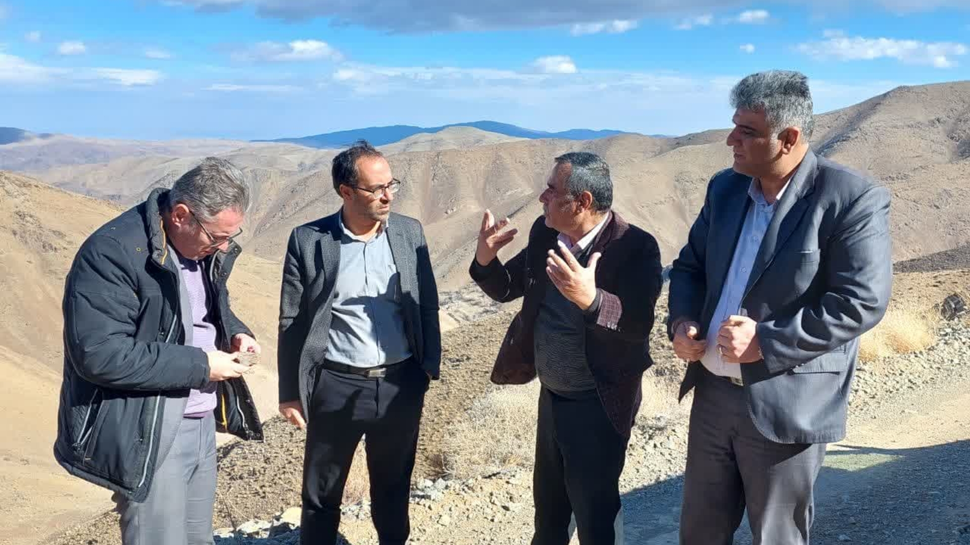 بررسی میدانی مشکلات معدن سرابادان