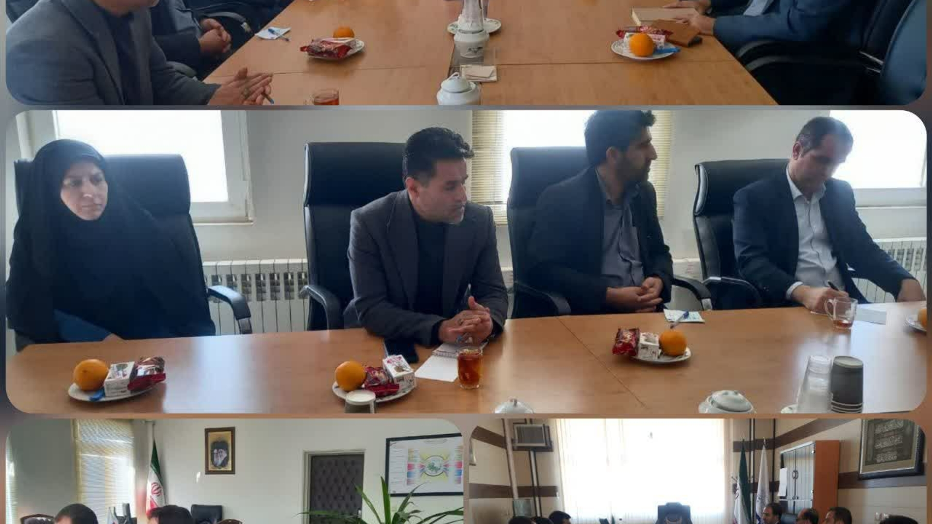 دیدار حسنی سرپرست اداره کل امور اداری و مالی