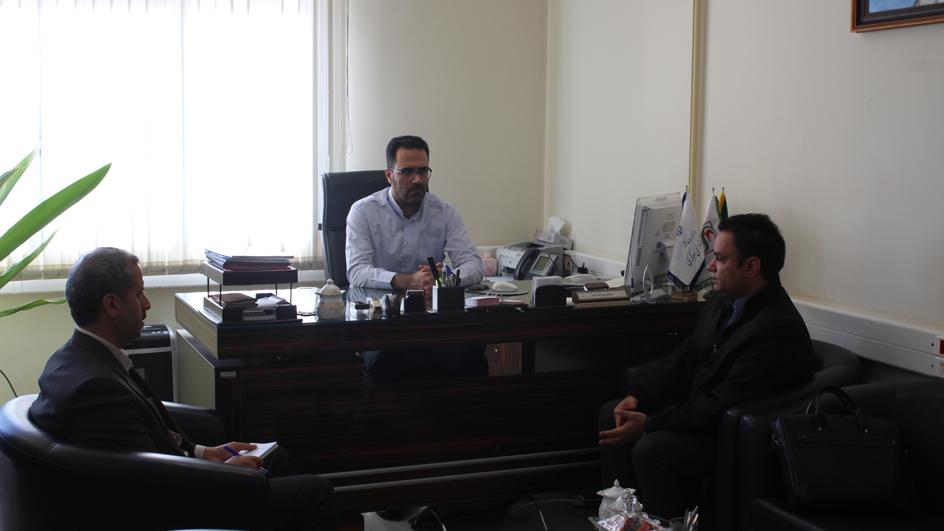 نشست با مدیرعامل شرکت اکسیرآزما.