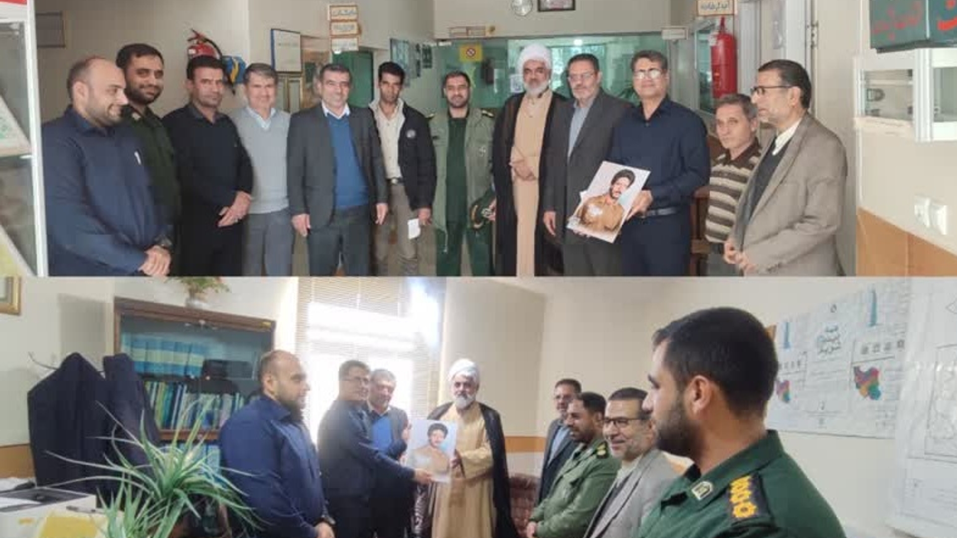 تقدیر از مقام شامخ شهید شاخص  ثبت احوال شهرستان زرندیه شهید قوام الدین سرمدیان