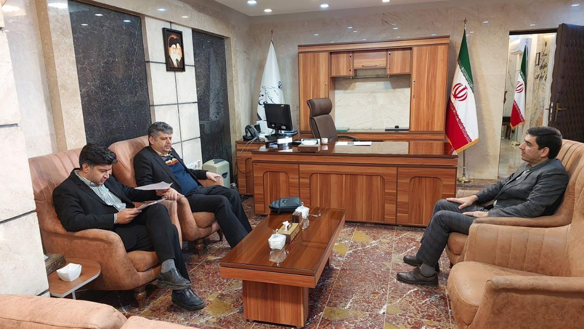 دیدار مدیر کل ارتباطات و فناوری اطلاعات استان مرکزی با سرپرست فرمانداری شهرستان محلات