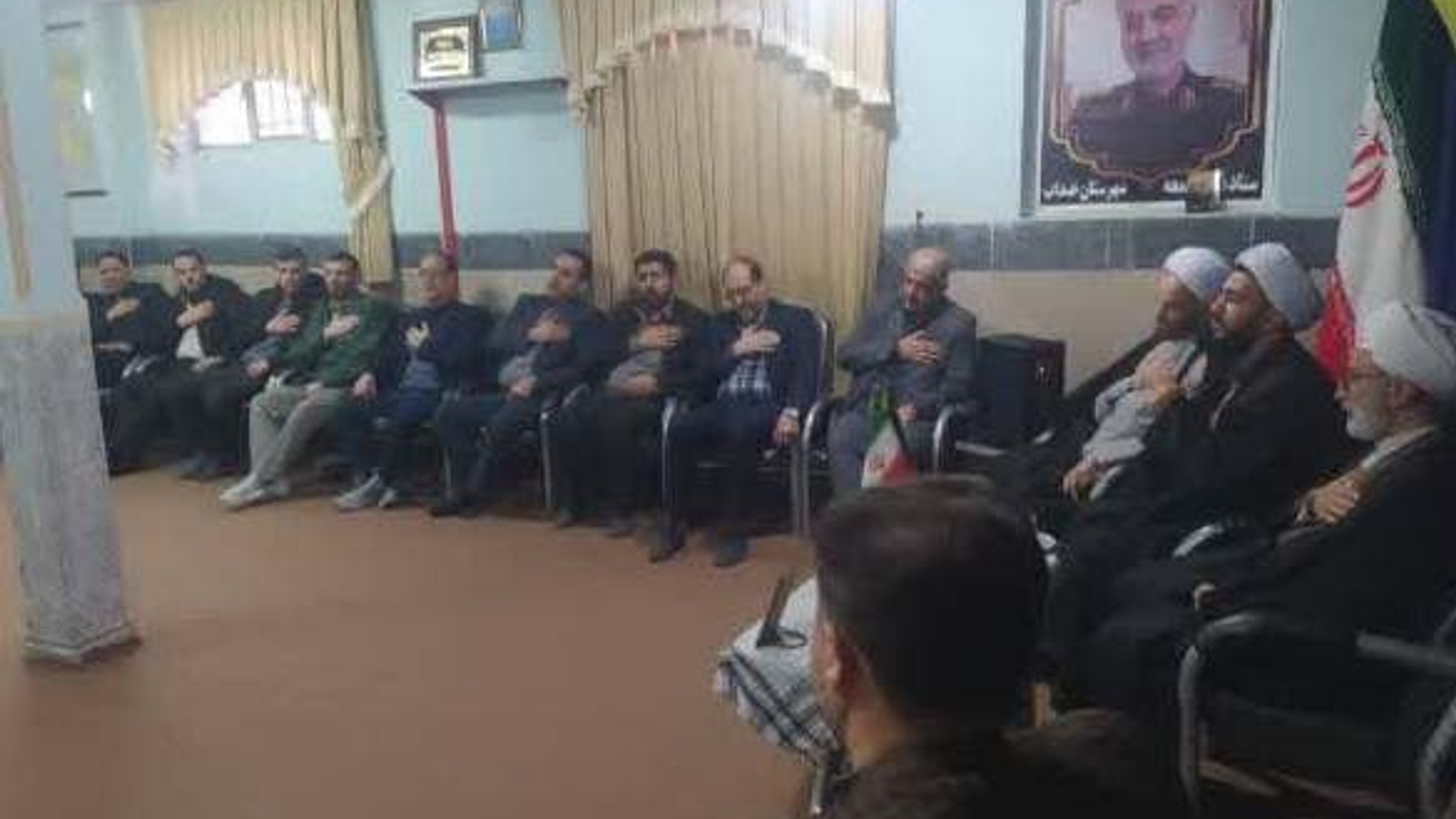 مراسم بزرگداشت چهارمین سالگرد شهادت سردارسلیمانی و جلسه درس اخلاق مدیران ادارات شهرستان خنداب