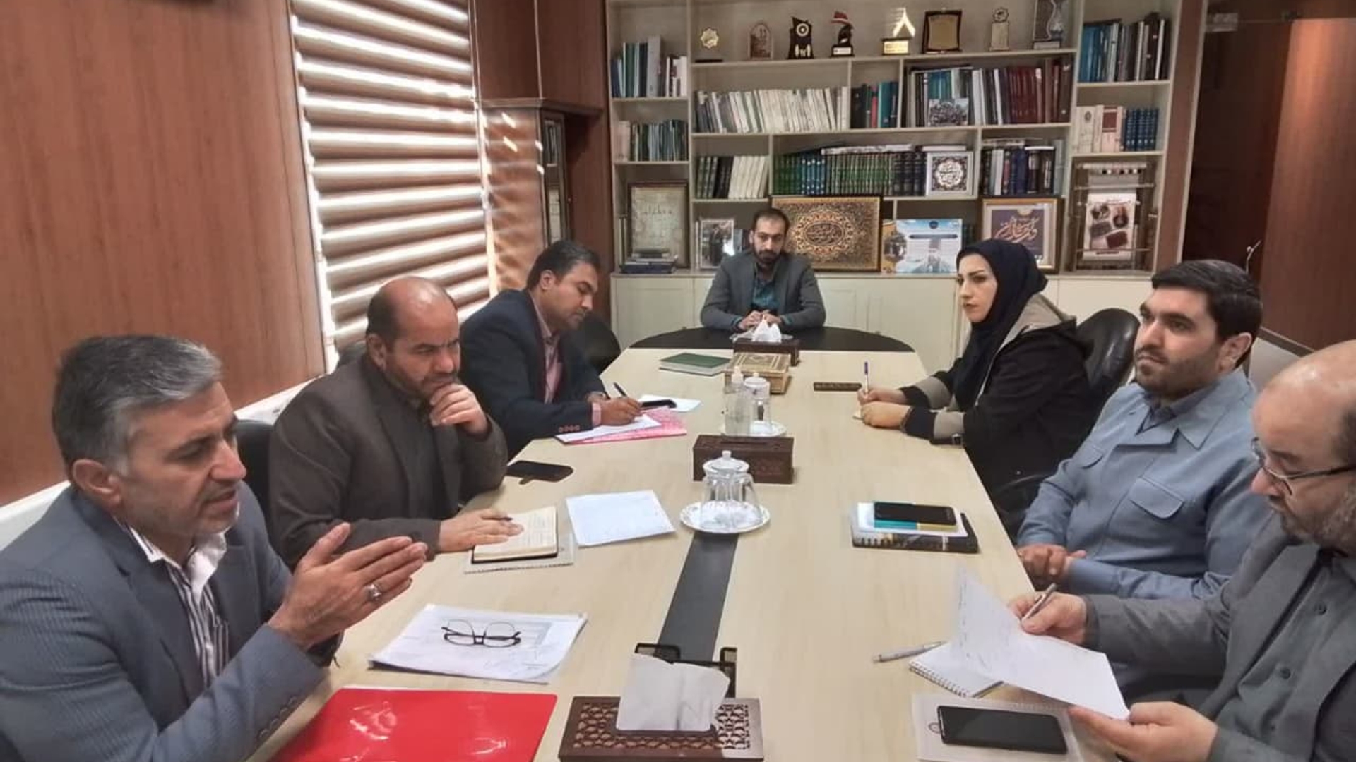 حضور در جلسه هیات بازرسی انتخابات شهرستان اراک