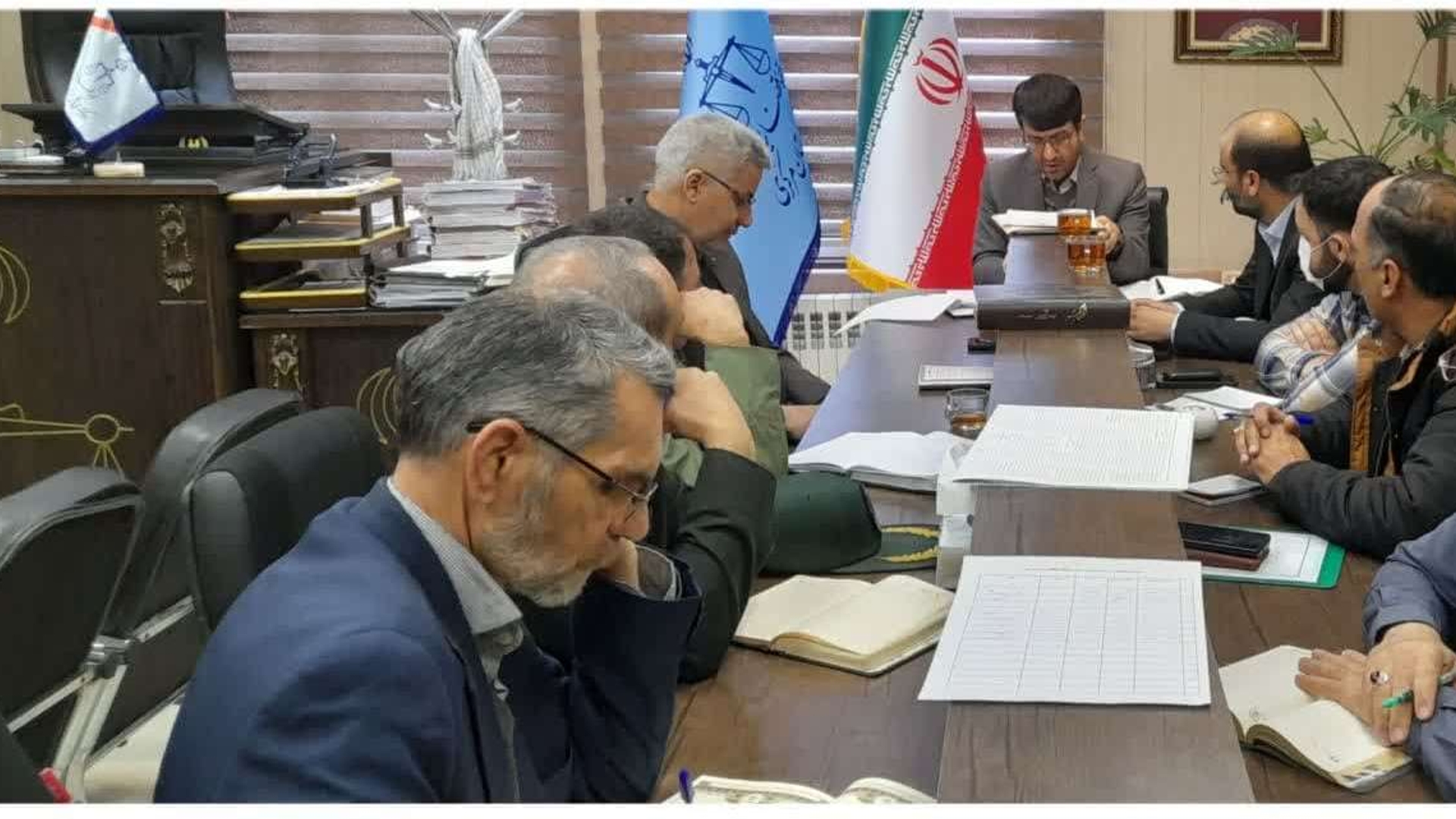 چهارمین جلسه ستاد پیشگیری از جرایم و تخلفات انتخاباتی در شهرستان خمین برگزار شد