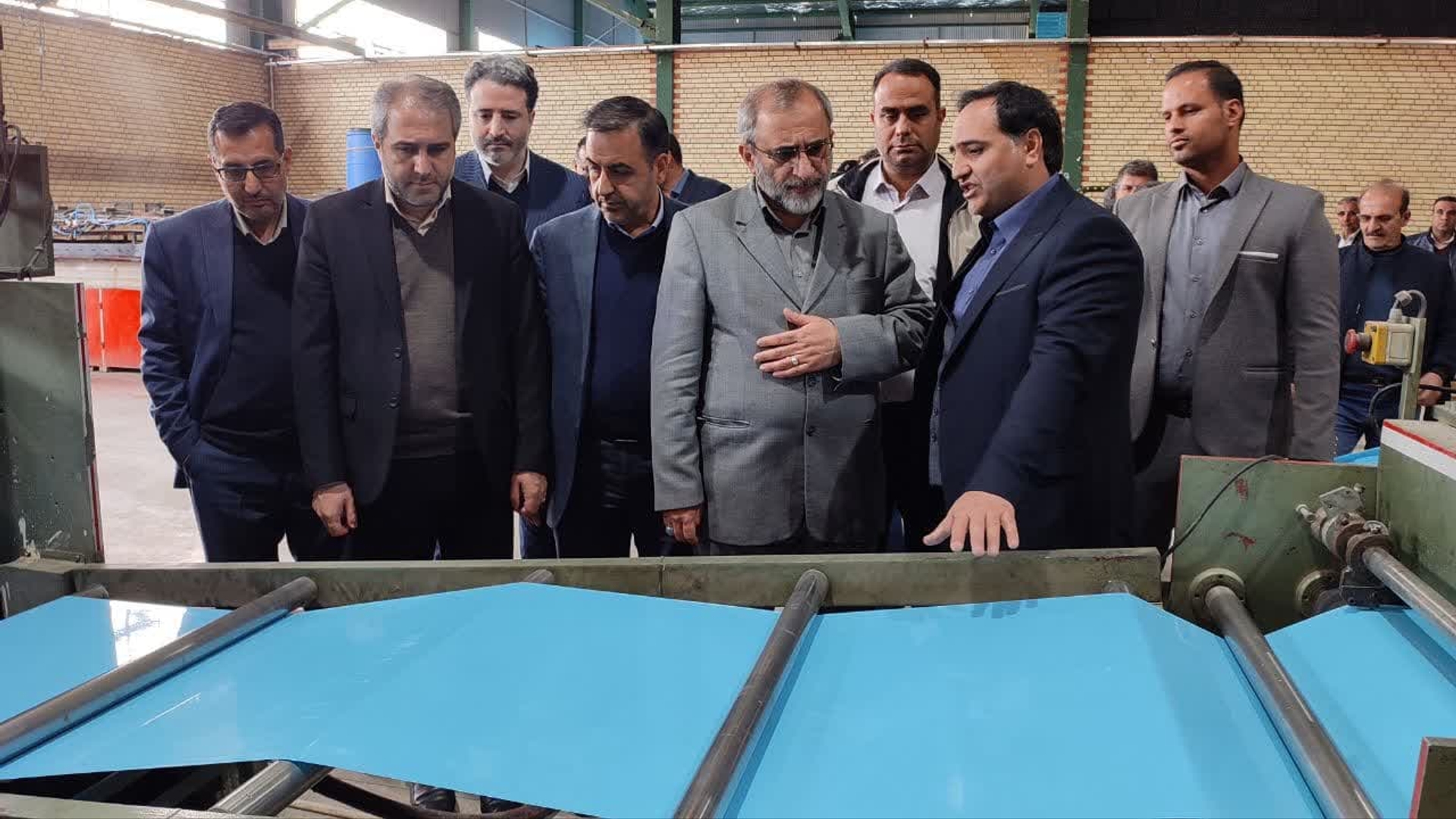 بازدید از  واحدهای تولیدی جدیدالتاسیس در شهرک صنعتی شهیدچمران