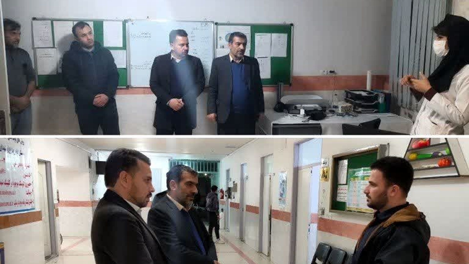 بازدید سرزده و شبانه  فرماندار از درمانگاه شبانه روزی شهر زاویه