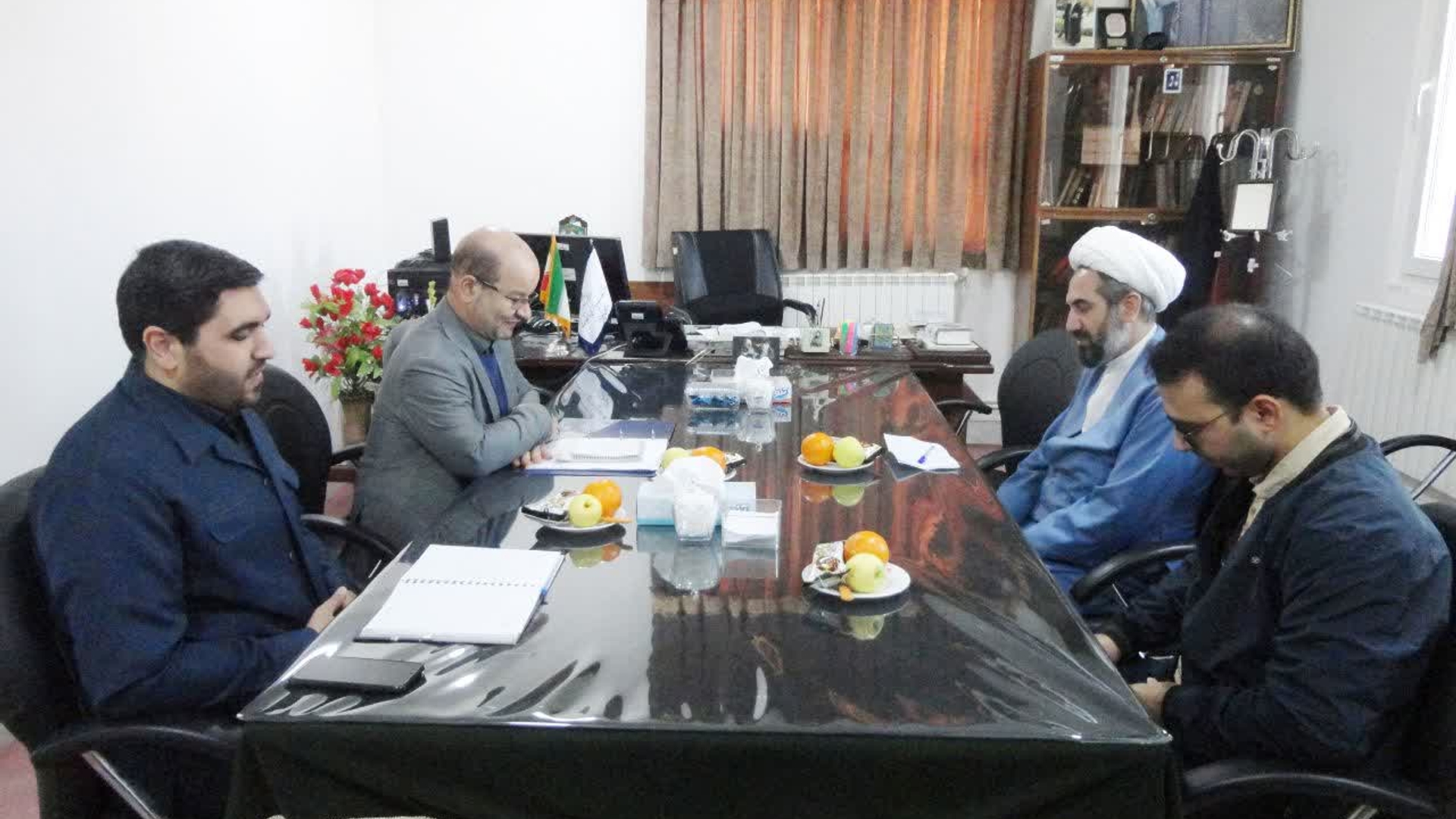 دیدار و نشست با رییس هیأت نظارت بر انتخابات استان مرکزی