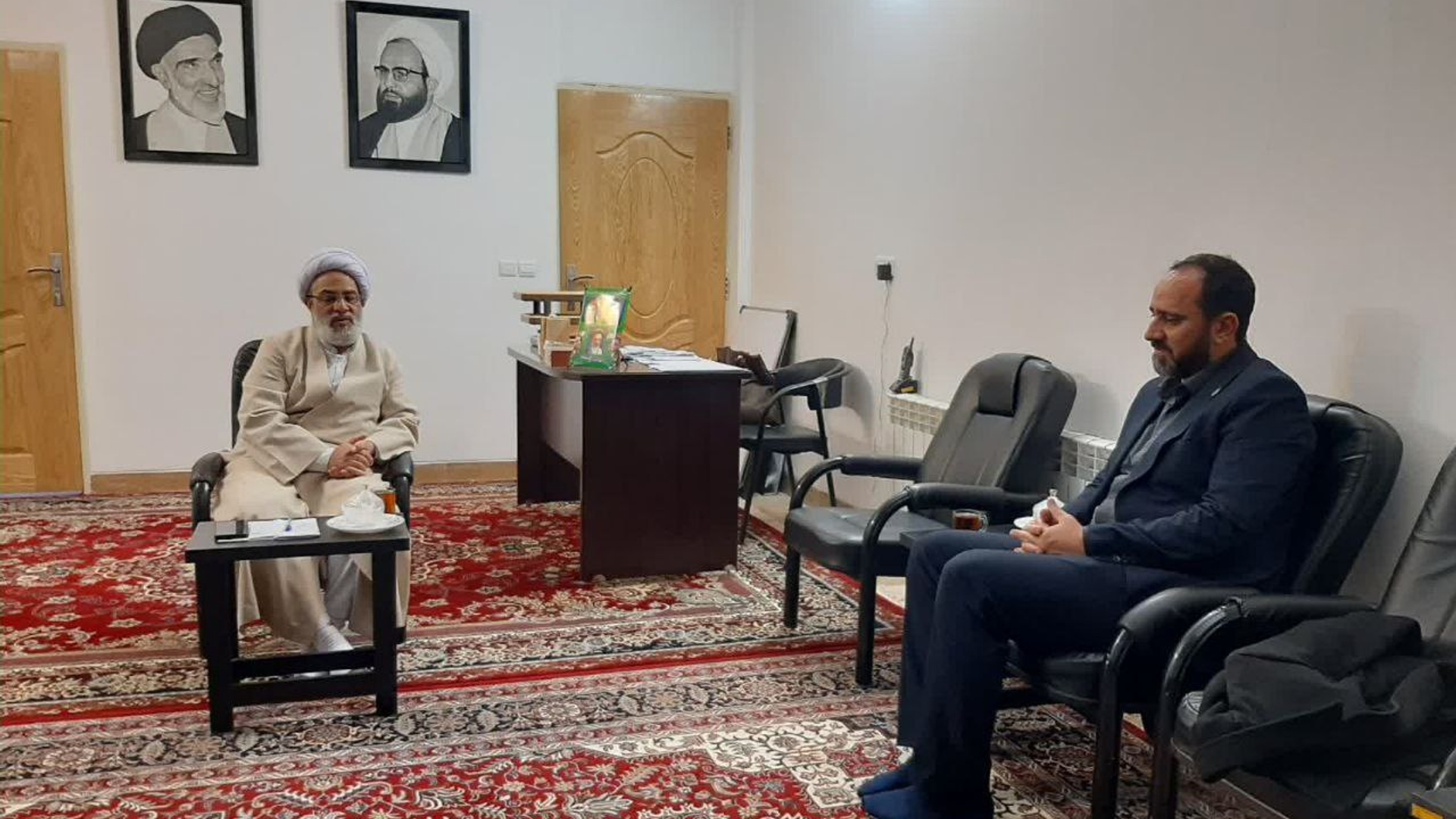 دیدار معاون سیاسی امنیتی اجتماعی فرمانداری شهرستان محلات با امام جمعه شهر محلات