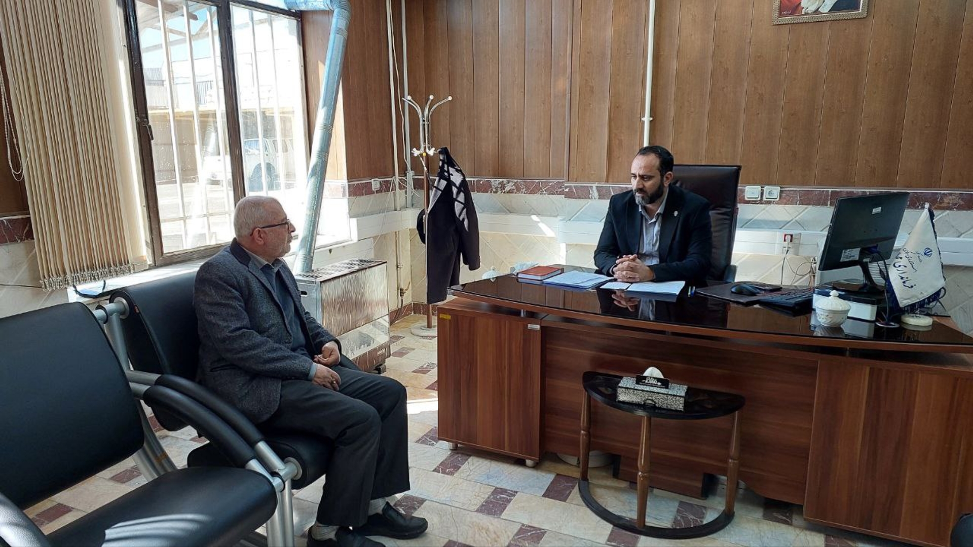 دیدار رییس اوقاف و امور خیریه شهرستان محلات و مسئول ستاد نماز جمعه شهر محلات با معاون سیاسی امنیتی و اجتماعی فرمانداری