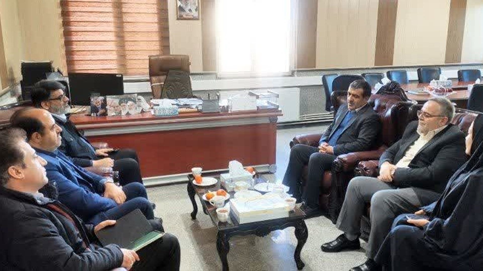 دیدار مدیرکل کمیته امداد امام خمینی (ره) با فرماندار.