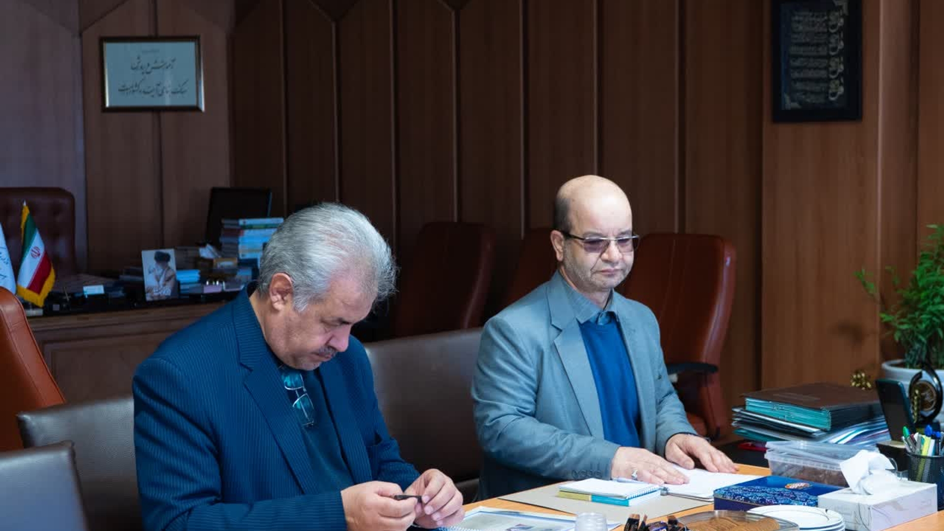 دیدار مورخ ۱۴۰۲-۱۱-۱ اعضای هیات بازرسی انتخابات استان با استاندار محترم