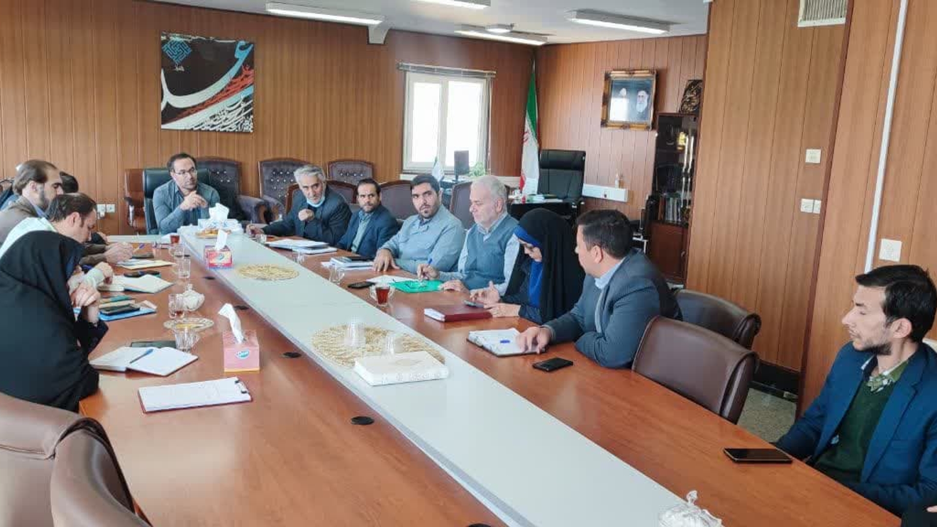 بررسی عملکرد کمیته های ستاد انتخابات شهرستان با حضور نمایندگان دفاتر و کمیته های ستاد انتخابات استان