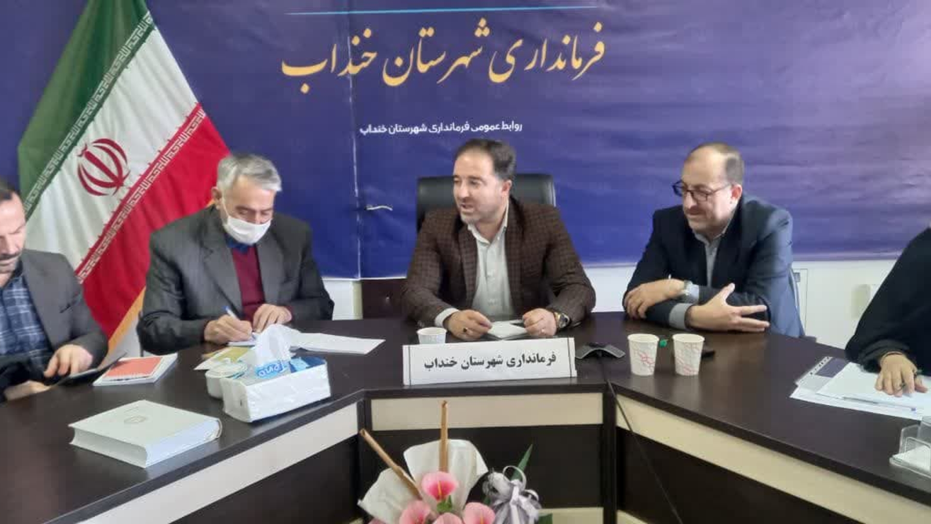 حضور تیم ستاد انتخابات استان در فرمانداری شهرستان خنداب