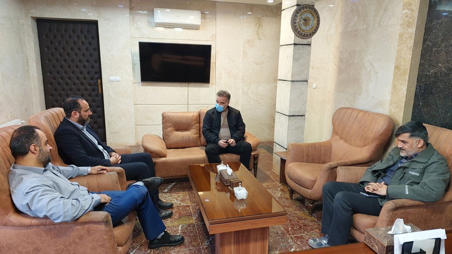 دیدار رییس اداره ورزش و جوانان با سرپرست فرمانداری شهرستان محلات