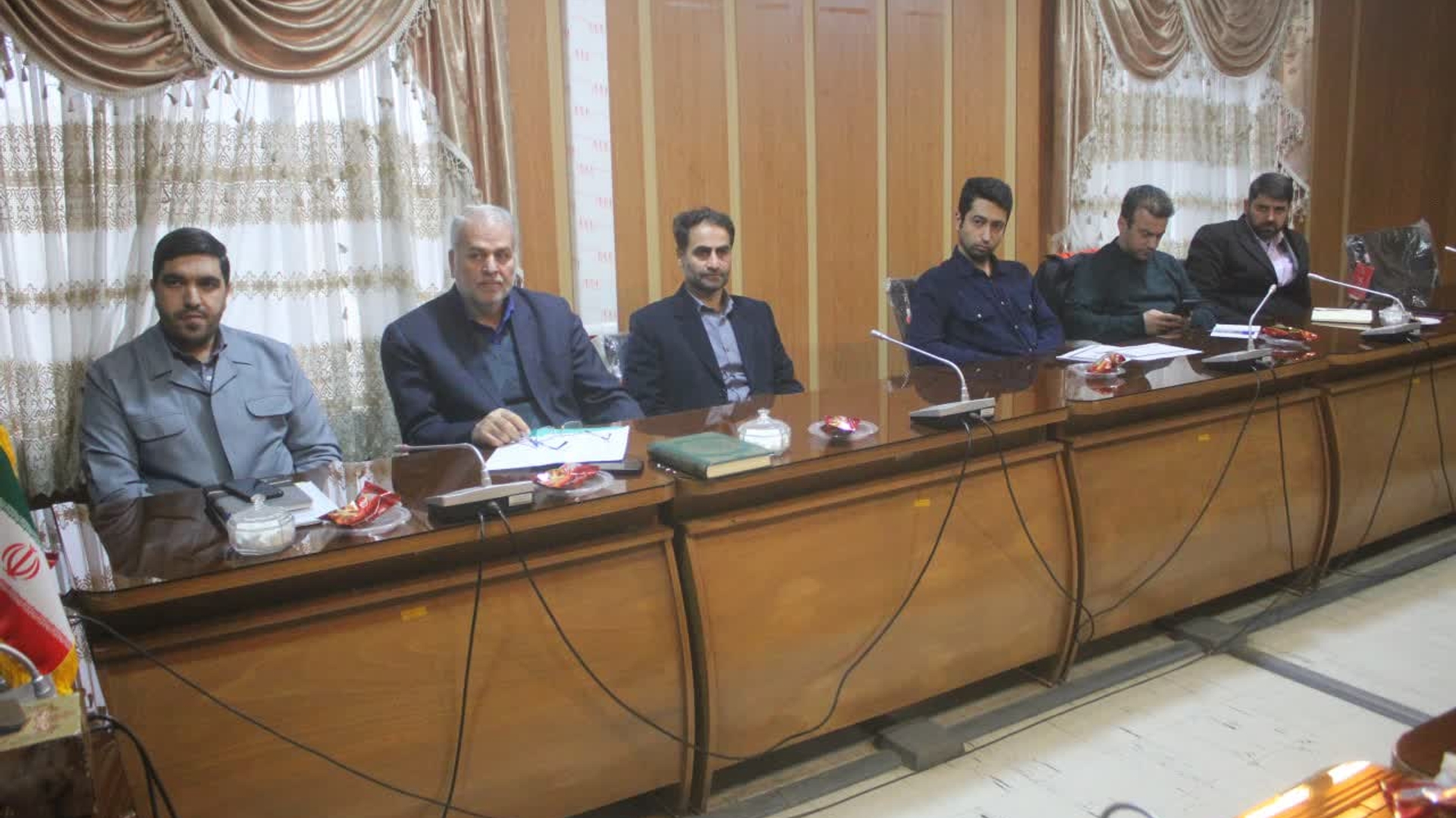 حضور ۱۱_۱۱_۱۴۰۲ علیرضا ملک جانی دبیر هیات بازرسی انتخابات و کمیته حقوقی ستاد انتخابات استان مرکزی در فرمانداری شهرستان خمین