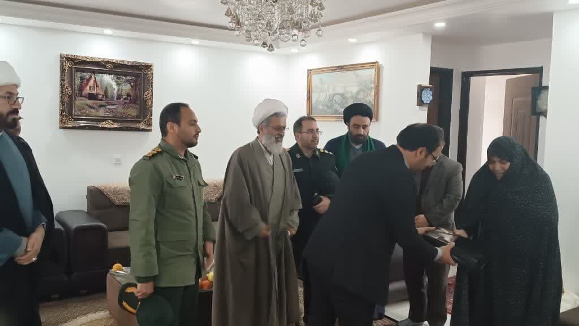 دیدار با خانواده شهید والامقام تقی سعدی