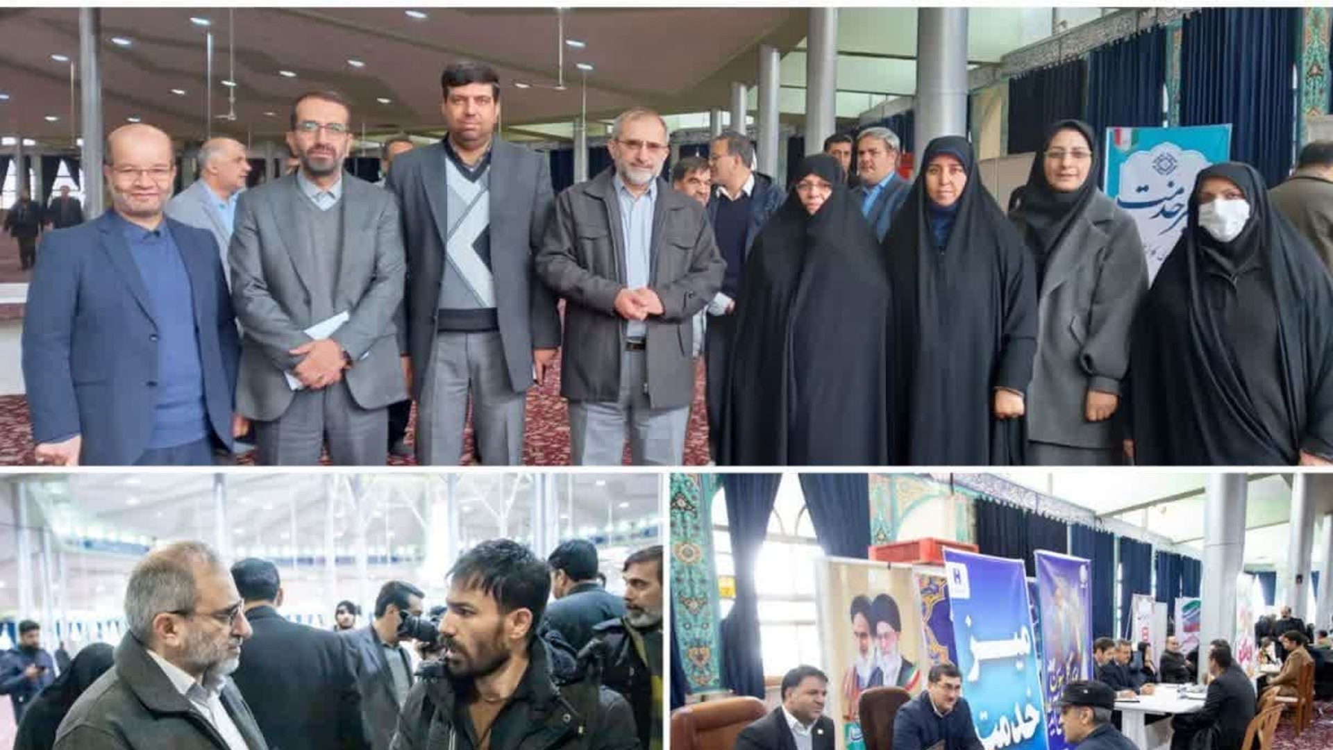 میز خدمت در مصلای اراک برگزار شد- دیدار چهره به چهره استاندار مرکزی با مردم

🔹در دومین روز از دهه مبارک فجر، با حضور استاندار مرکزی، میز خدمت دستگاه‌های اجرایی در حوزه خانواده و جوانی جمعیت در مصلای اراک برگزار شد.

🔹در این برنامه که به همت دفتر امور بانوان و خانواده استانداری مرکزی و مشارکت دستگاه‌های اجرایی، دستگاه قضایی و بانک‌های عامل استان برگزار شد، ۲۳ میز خدمت در حوزه‌های جوانی جمعیت، کارآفرینی بانوان، تحکیم خانواده و مشاوره حقوقی و قضایی دایر گردید.

🔹دکتر مخلص‌الائمه، استاندار مرکزی نیز ضمن بازدید از میزهای خدمت و گفتگوی چهره به چهره با مردم، درخواست‌های برخی مراجعین را مورد بررسی قرار داد و دستورات لازم را برای رسیدگی صادر کرد.
جمعه ۱۳ بهمن ماه ۱۴۰۲