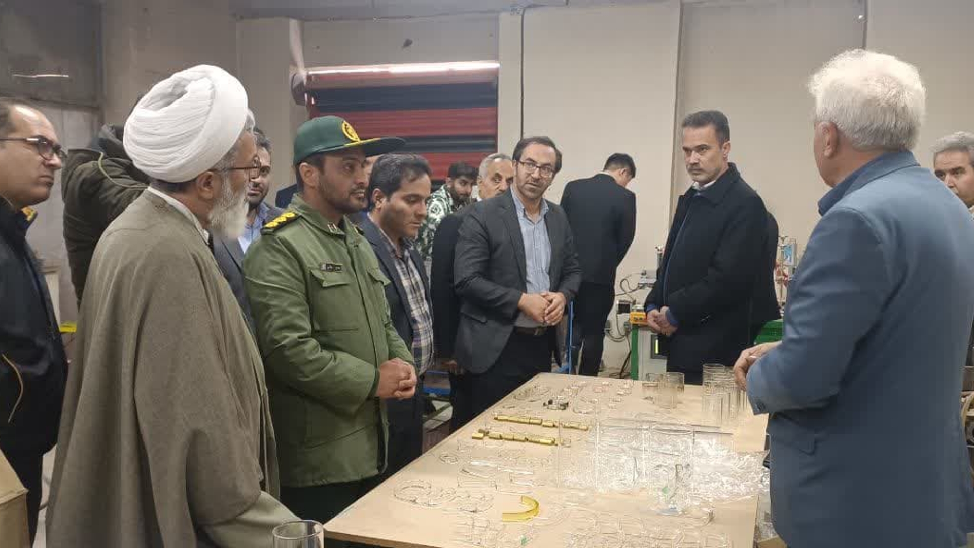 بهره‌برداری از فاز دوم شرکت تولیدی شیشه گران در شهرک صنعتی تفرش