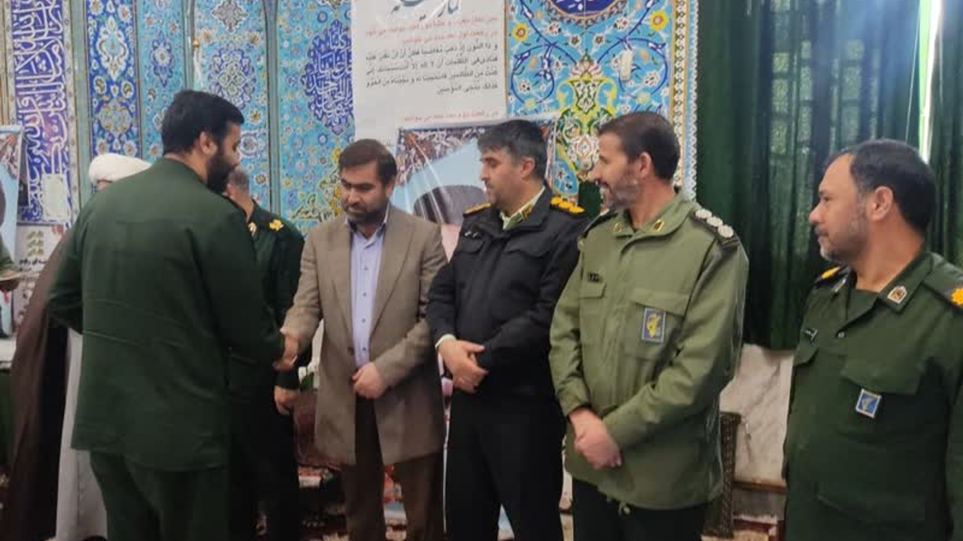 مراسم تودیع و معارفه جانشین محترم سپاه ناحیه فراهان