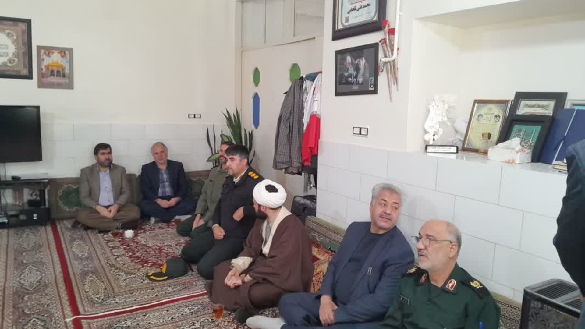 دیدار با پدر شهید مفقودالاثر "محمد علی تلخابی"