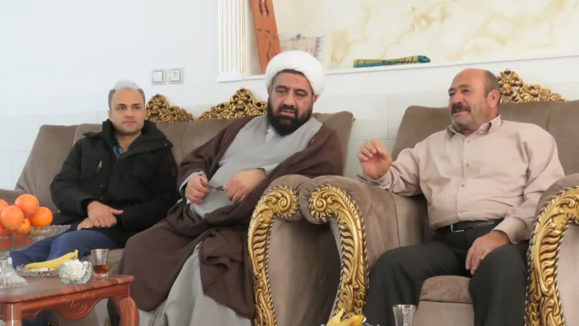 تکریم و تجلیل امام جمعه شهرستان فراهان و ریاست و دانشگاه آزاد با جانباز سرافراز دستجانی فراهانی