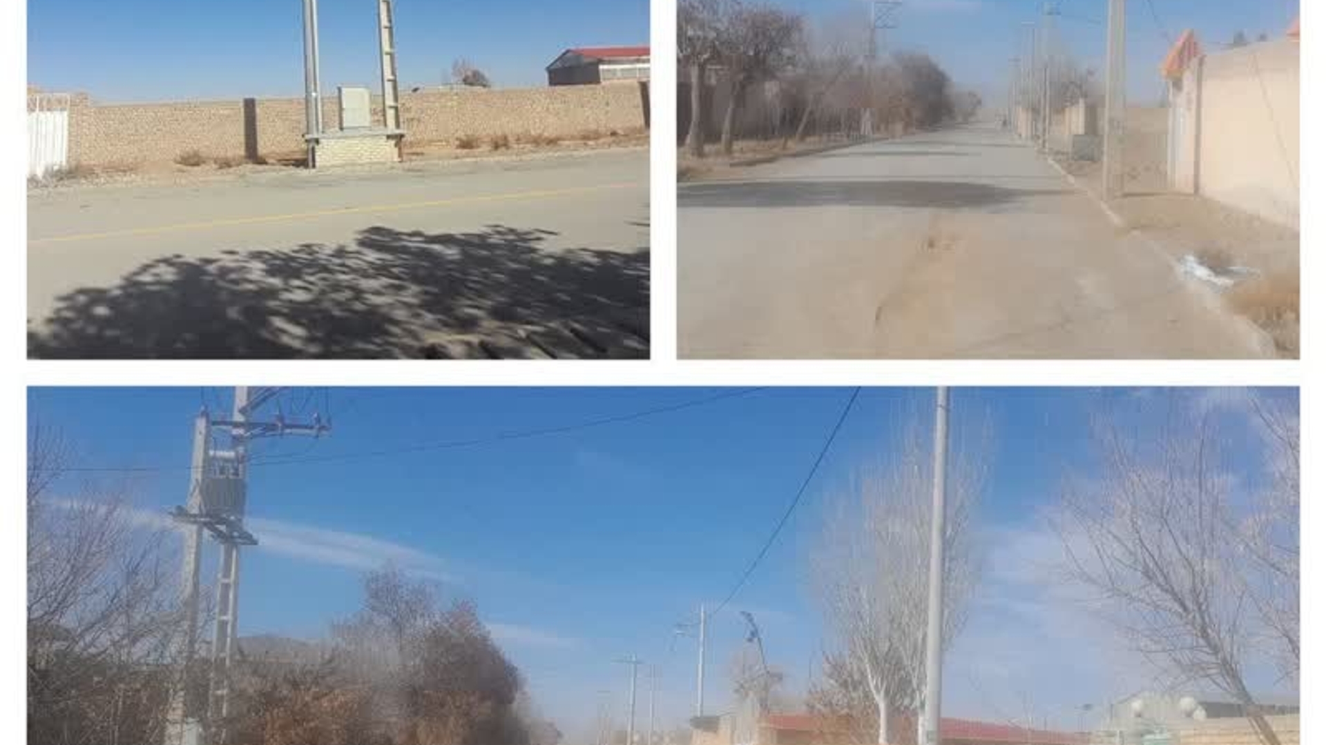 اصلاح و بهینه شبکه فرسوده  برق و جابجایی پست هوایی عمومی روستا