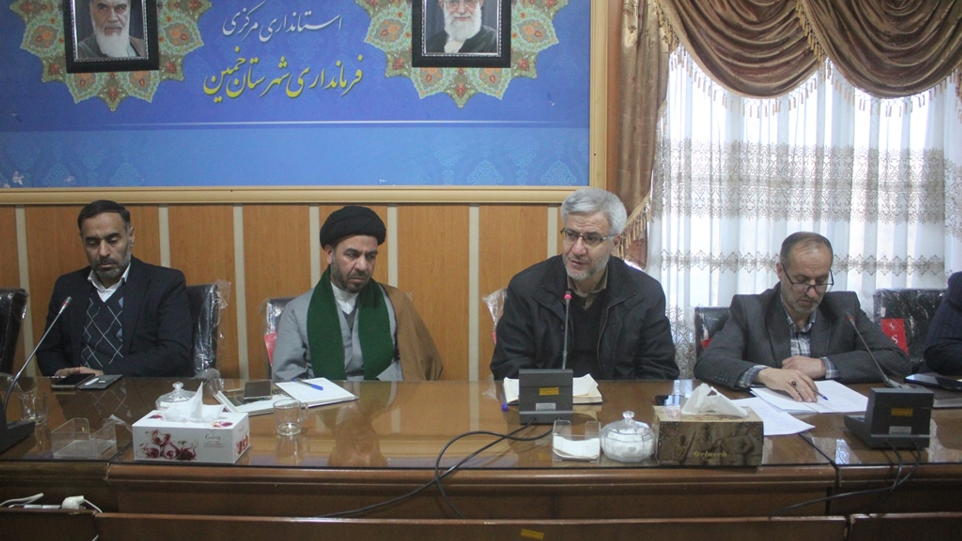 جلسه هماهنگی برگزاری راهپیمایی یوم الله 22 بهمن در شهرستان خمین برگزار شد