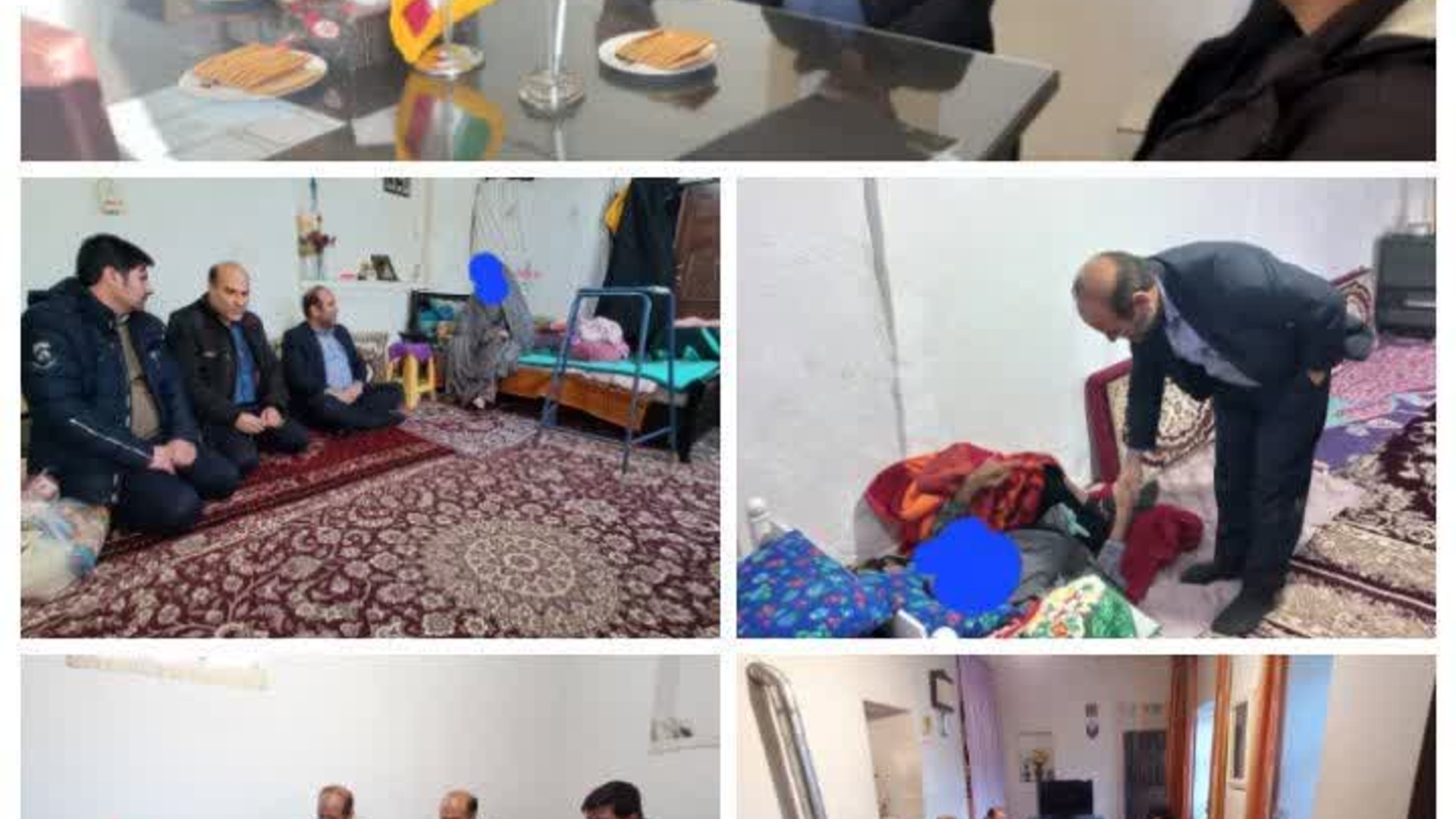 میز خدمت کمیته امداد امام خمینی شهرستان فراهان در شهر خنجین