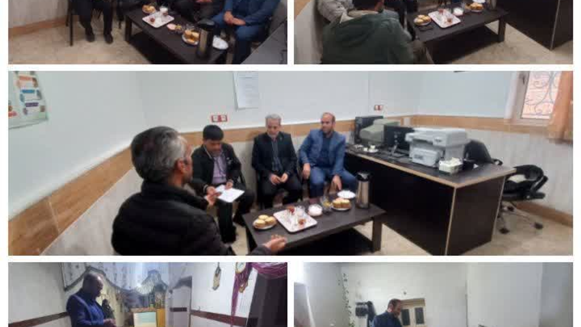 در آستانه چهل وپنجمین سالروز پیروزی انقلاب اسلامی ، میز خدمت باحضور رئیس و همکاران کمیته امداد امام خمینی شهرستان فراهان