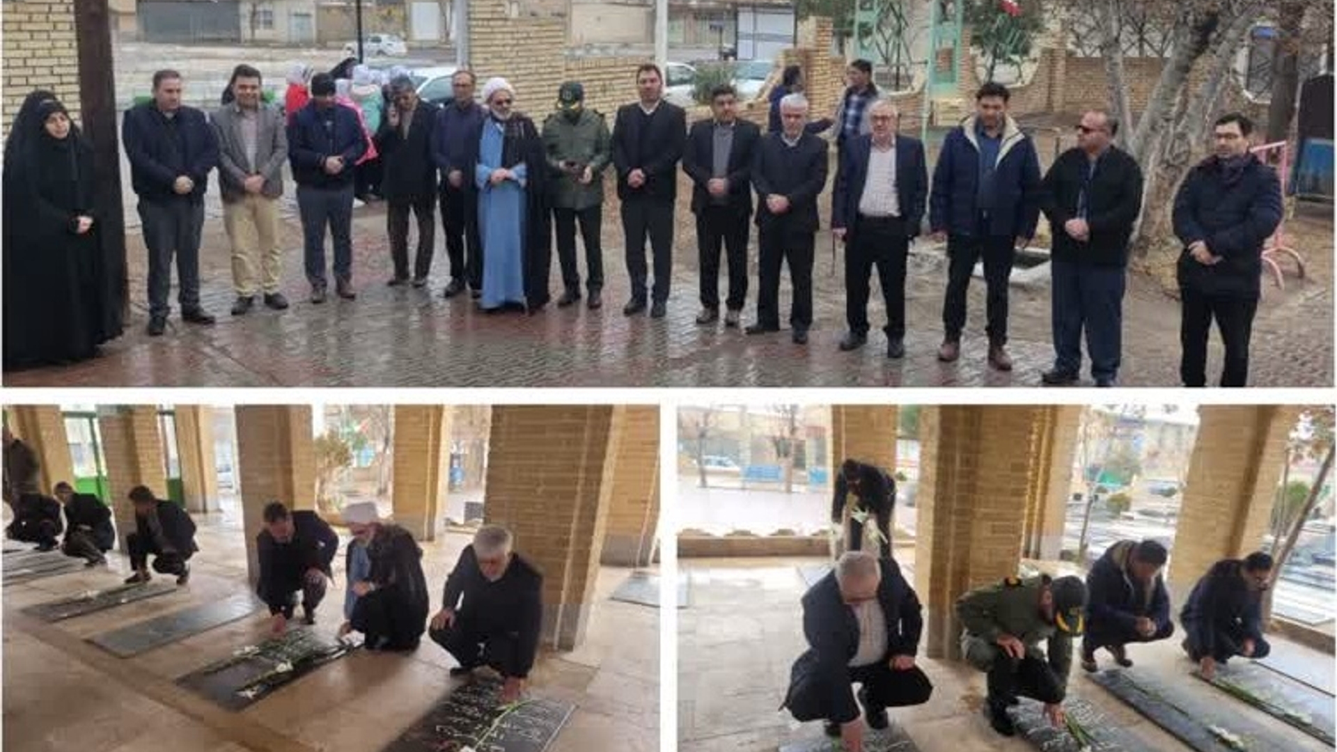 گلباران مزار شهدای پرندک