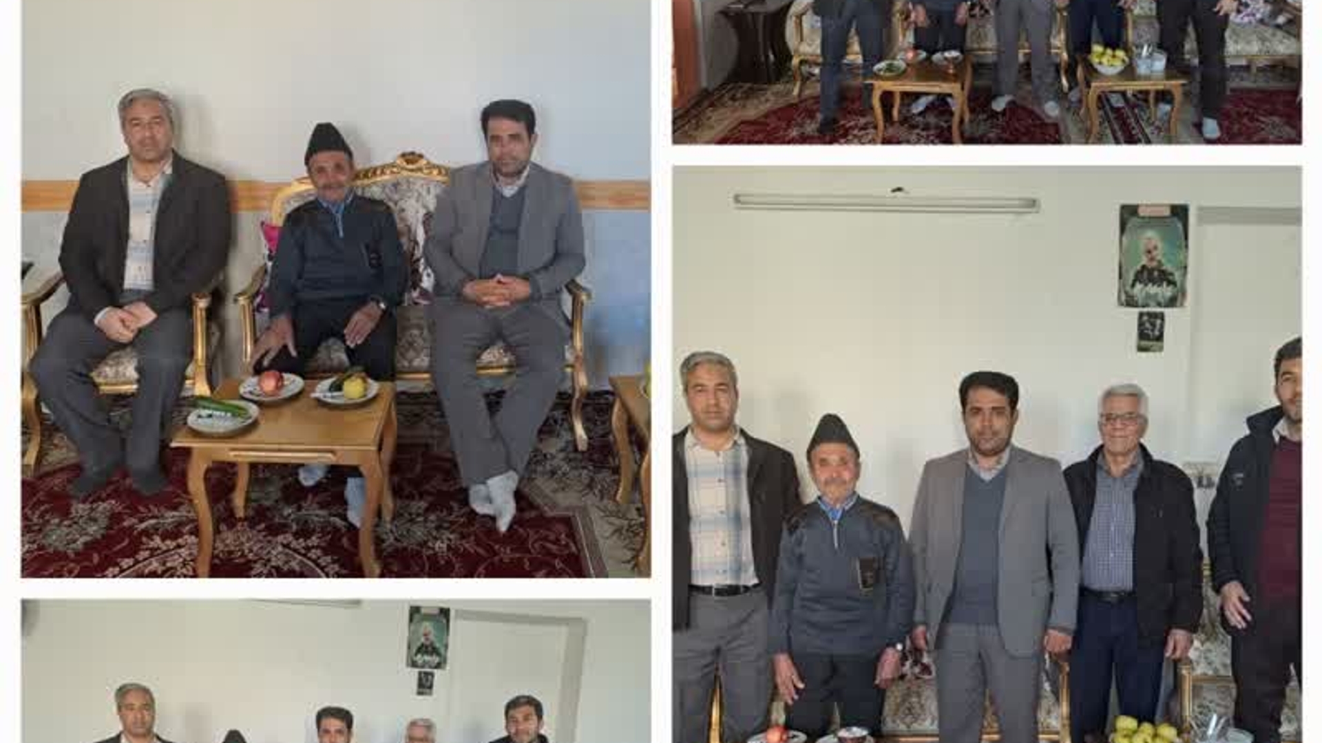 دیدارهای ادارات شهرستان فراهان از خانواده معظم شهدا و ایثارگران به مناسبت دهه فجر و اعیاد شعبانیه