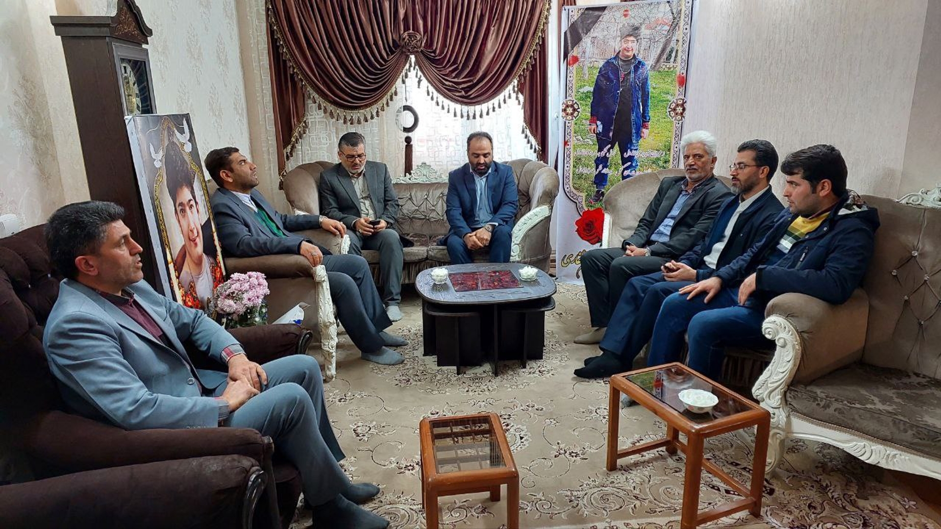 دیدار با خانواده فرشته ماندگار امیرحسین غفاری