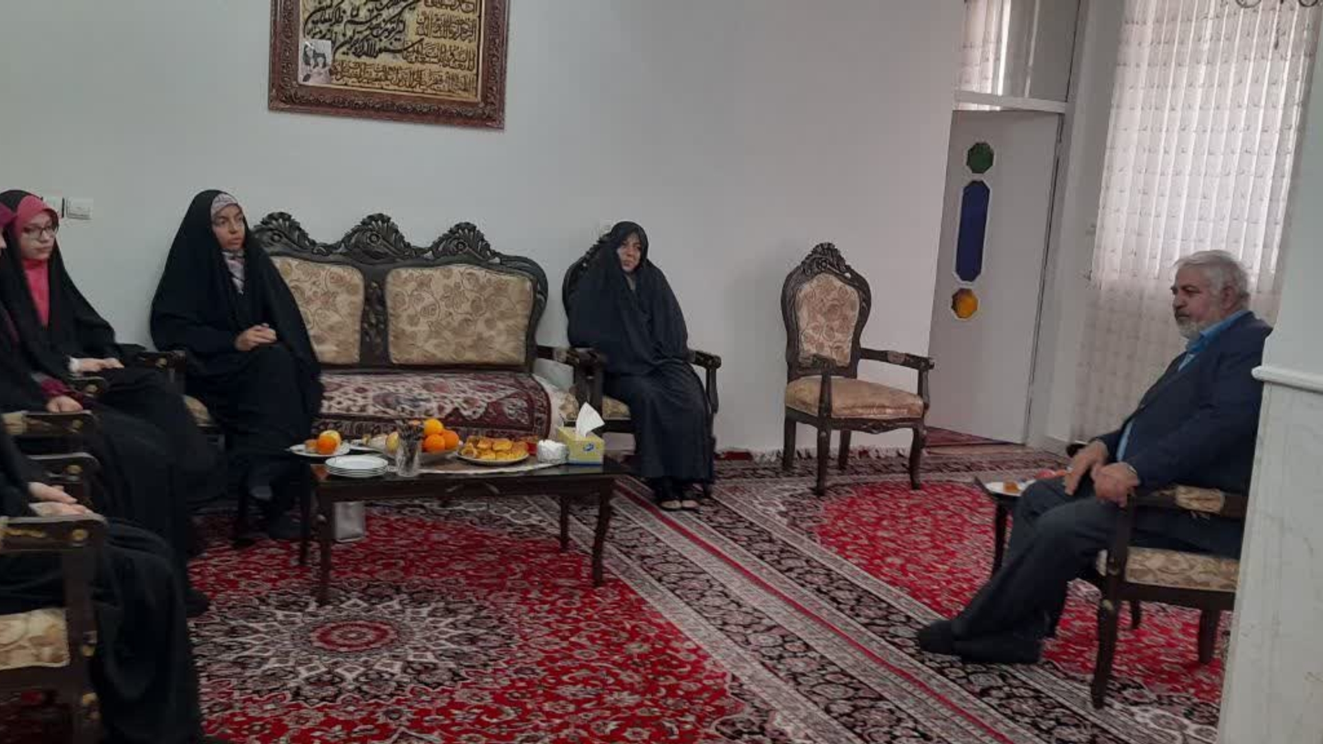 دیدار با خانواده شهید و ایثارگر به مناسبت ولادت قمر منیر بنی هاشم(ع) و اعیاد شعبانیه