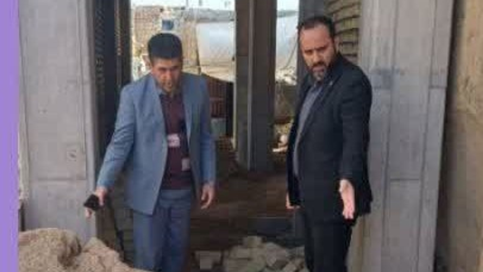 بررسی میدانی پروژه درحال احداث مسکن محرومین