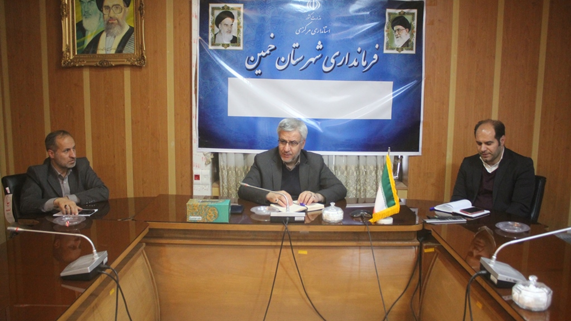 پنجمین جلسه هماهنگی برگزاری انتخابات شهرستان خمین در سال 1402 برگزار شد