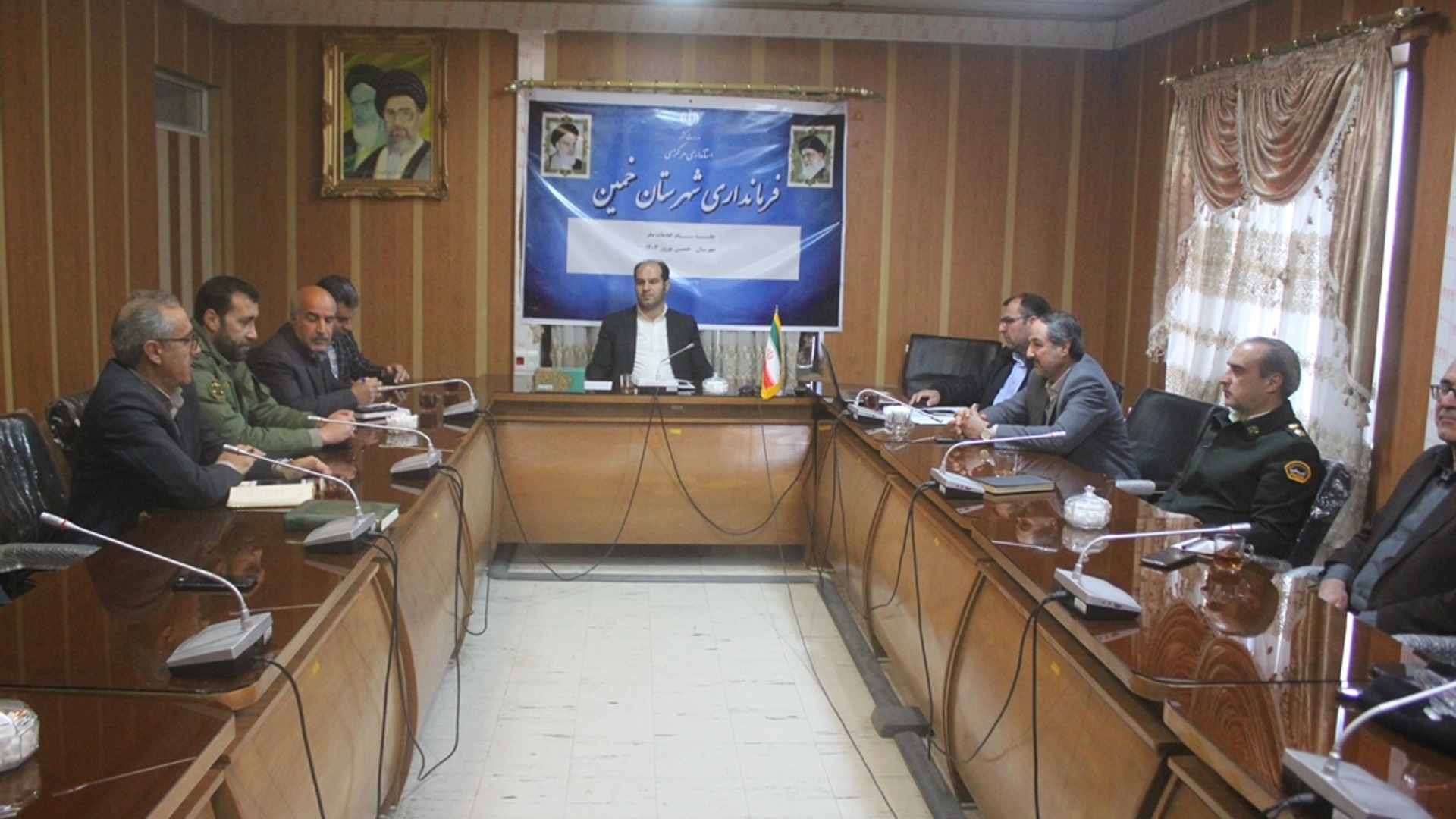 دومین جلسه هماهنگی ستاد خدمات سفر شهرستان خمین در سال 1402برگزار شد