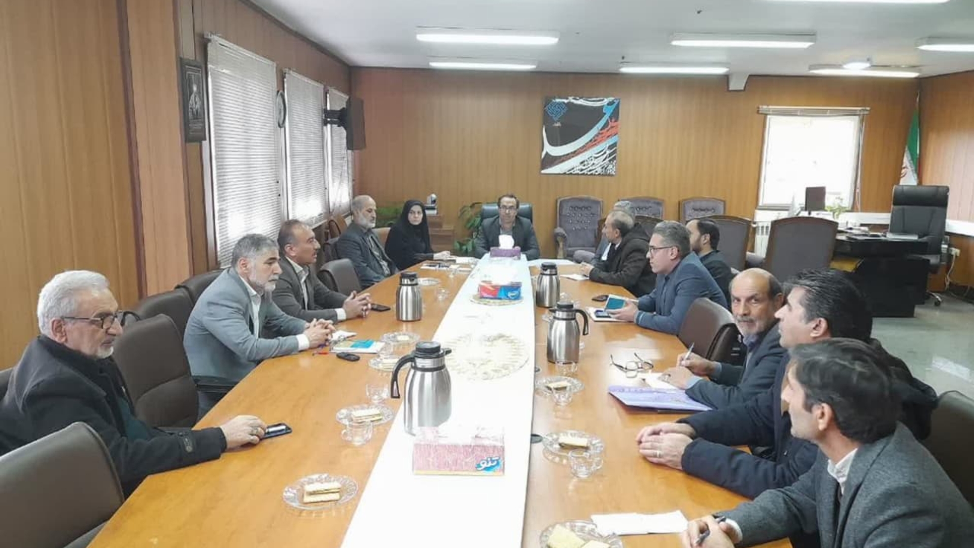 جلسه هیات اجرایی انتخابات شهرستان تفرش برگزارشد.