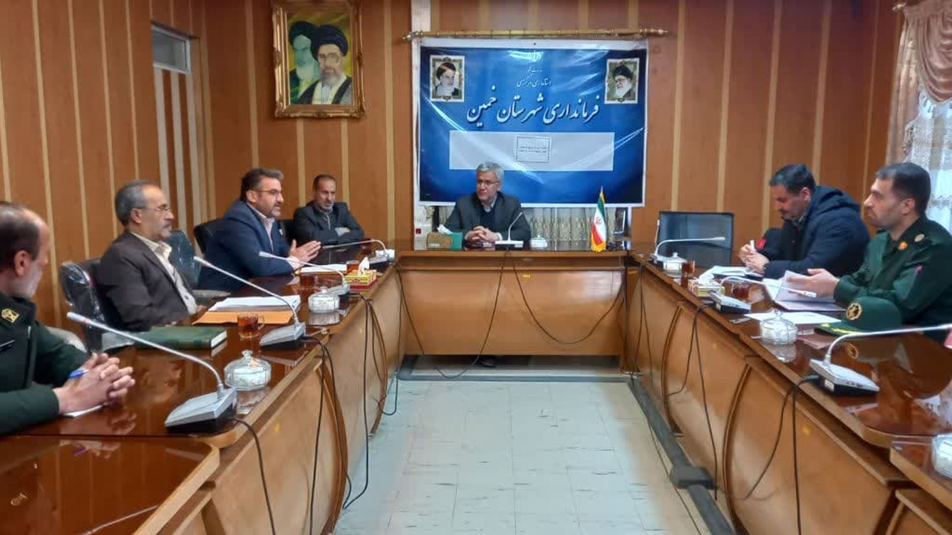 چهارمین جلسه شورای ترویج فرهنگ ایثار و شهادت در شهرستان خمین برگزار شد