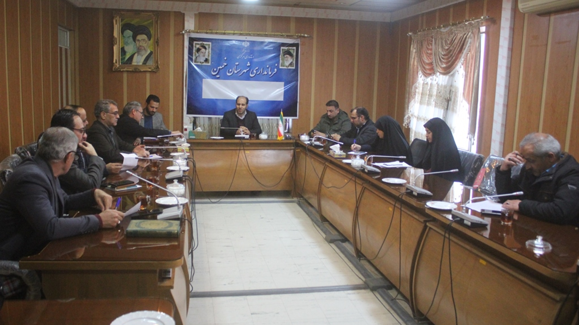 جلسه هم اندیشی هیات بازرسی و سربازرسان انتخابات شهرستان خمین برگزار شد