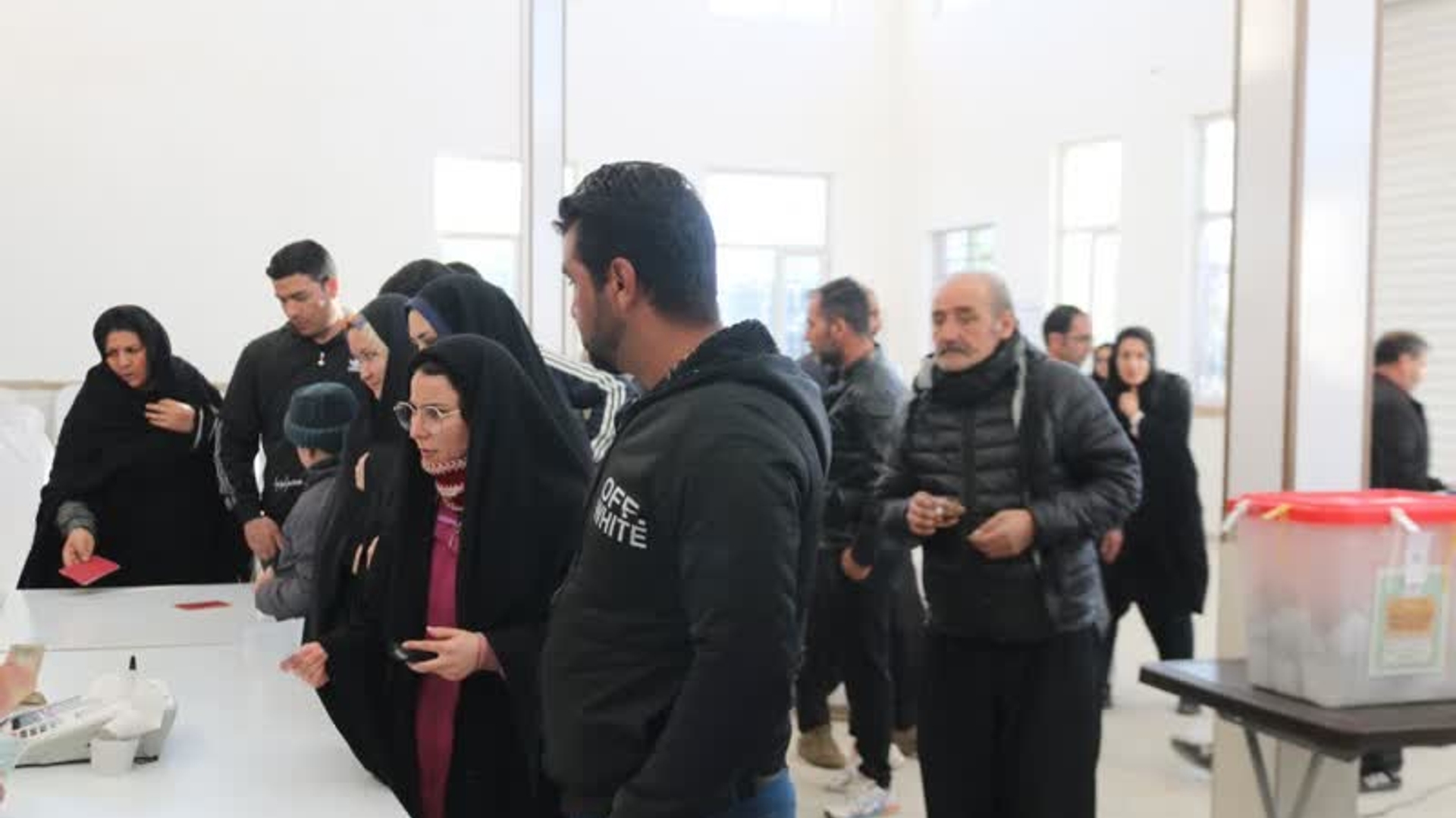 معجزه حضور در انتخابات مردم فهیم شهرستان فراهان