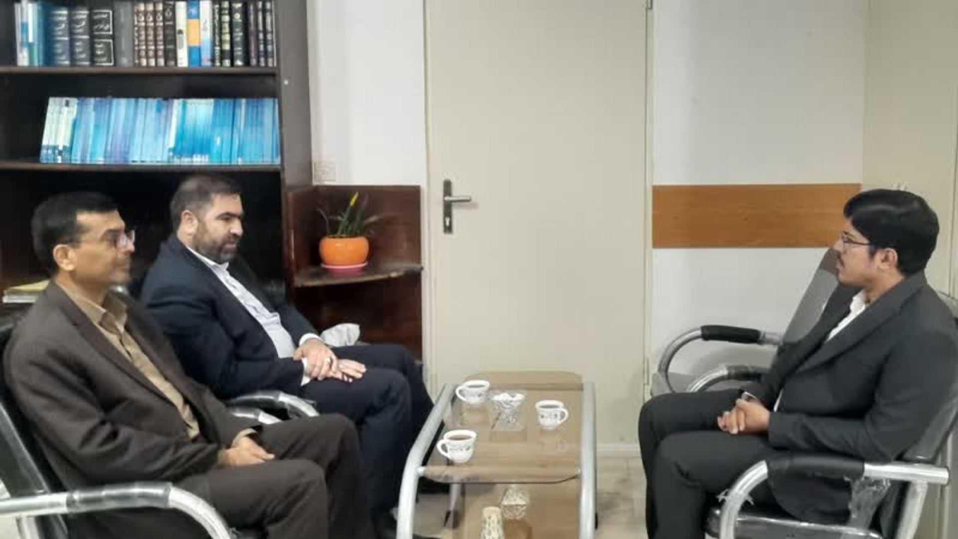 دیدار فرماندار و معاونت فرمانداری فراهان با ریاست حوزه قضایی شهرستان