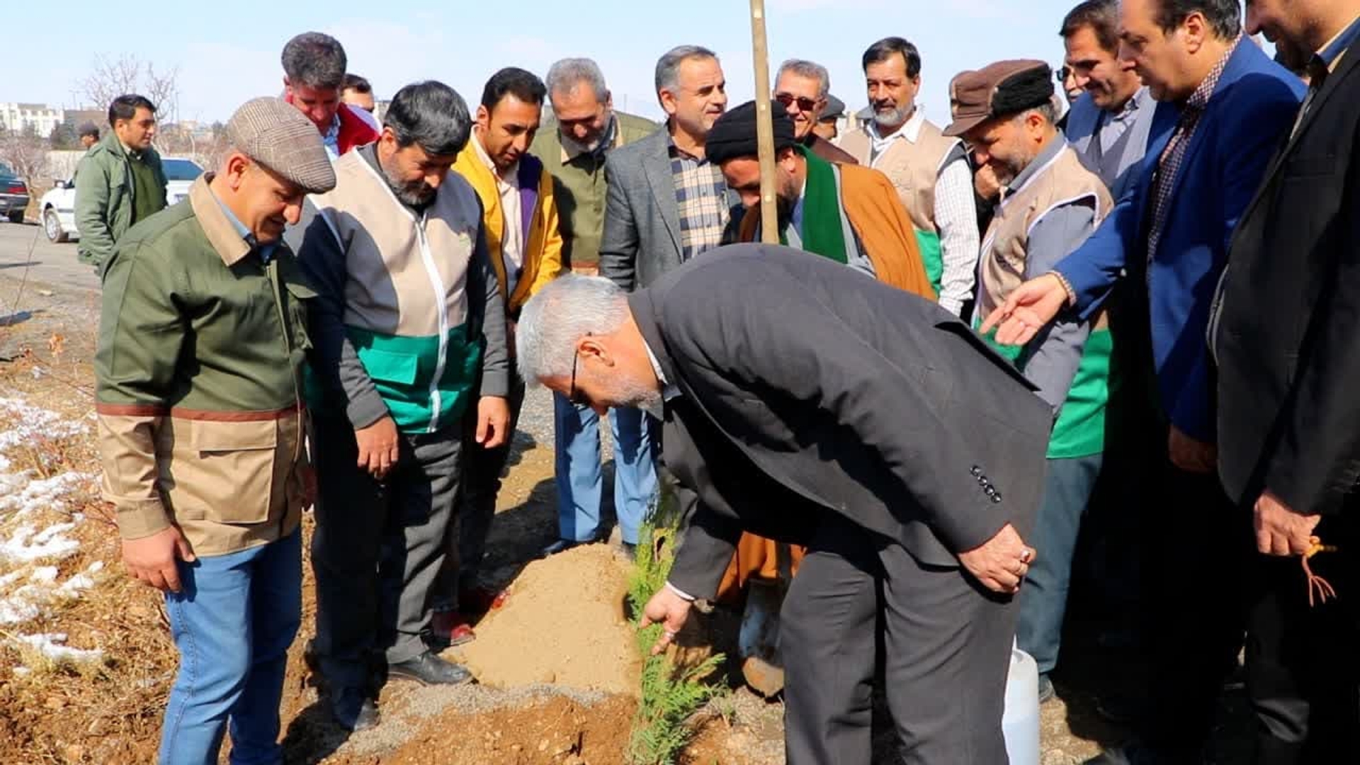 یکهزار اصله نهال در شهرستان خمین غرس شد