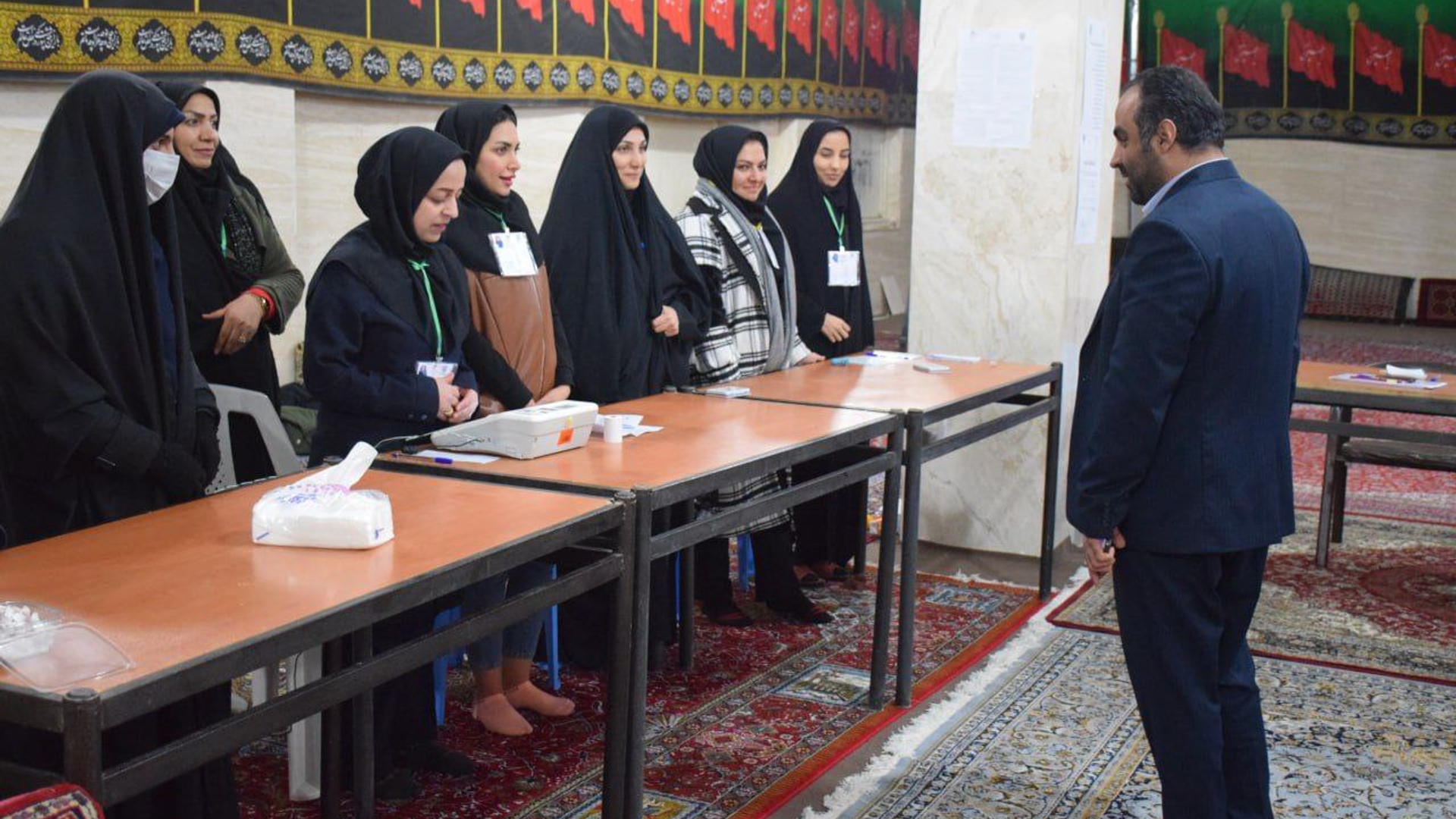 بررسی میدانی شعب اخذ رای در شهرستان محلات