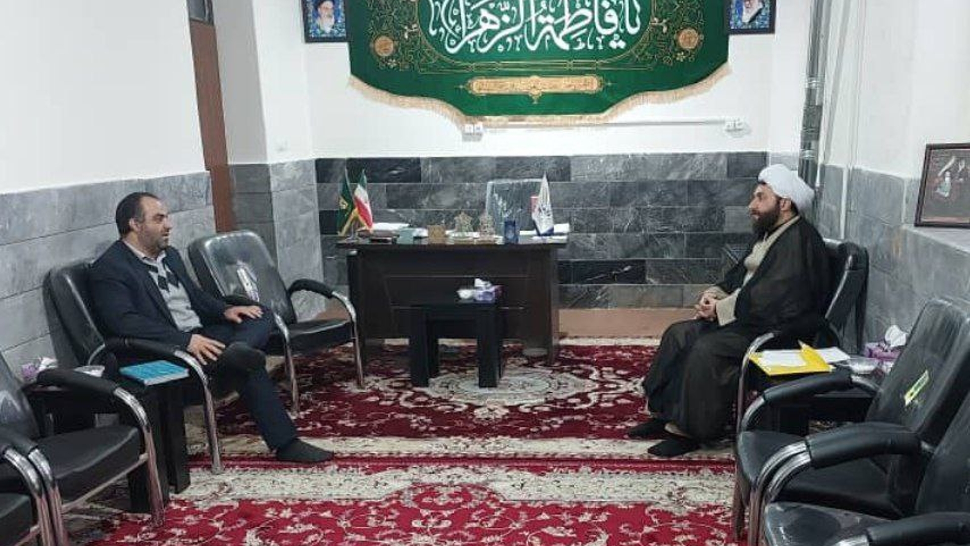 دیدار  سرپرست فرمانداری شهرستان محلات با امام جمعه شهر نیم ور