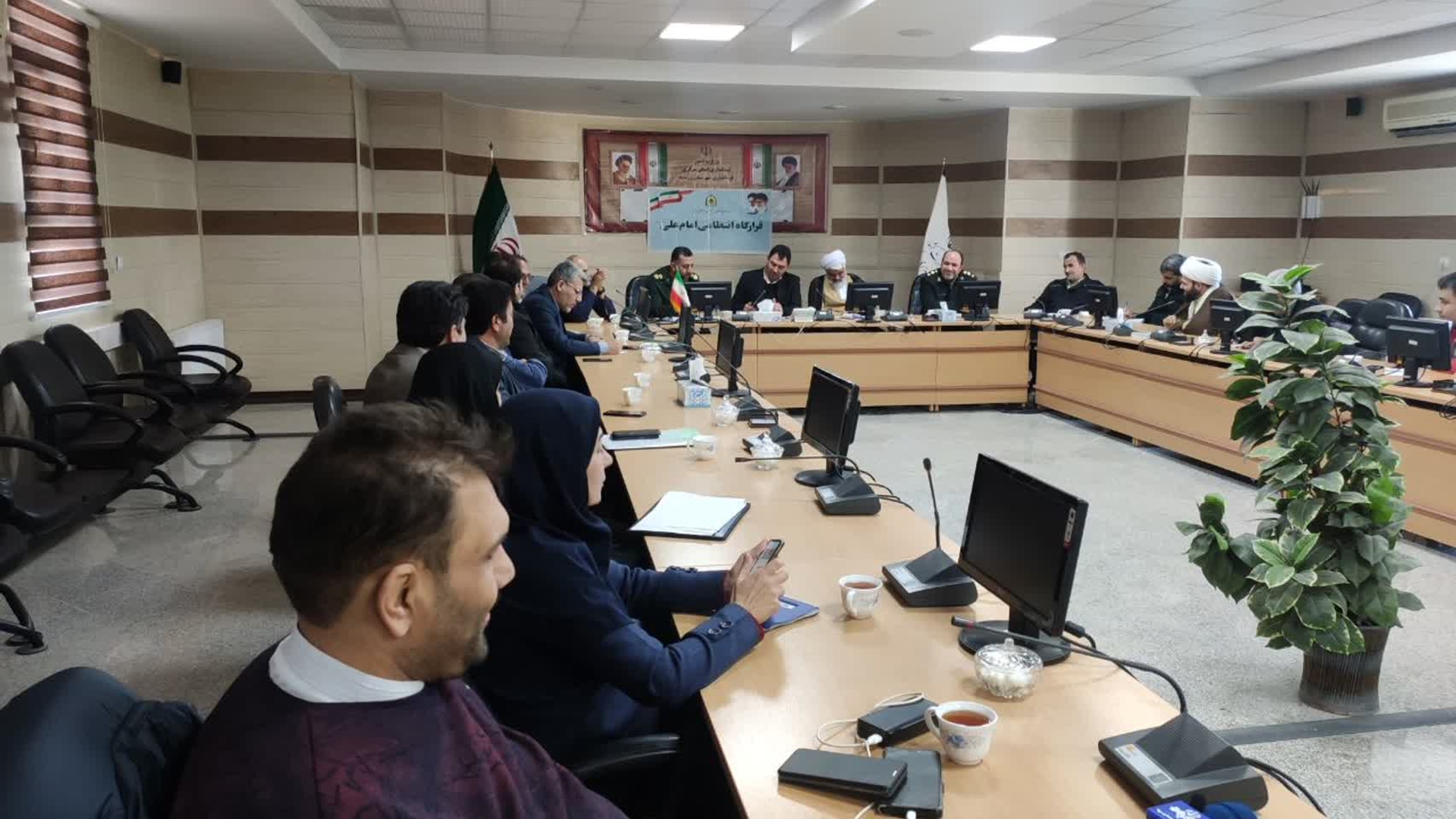 جلسه هماهنگی راهپیمایی ۲۲ بهمن شهرستان زرندیه