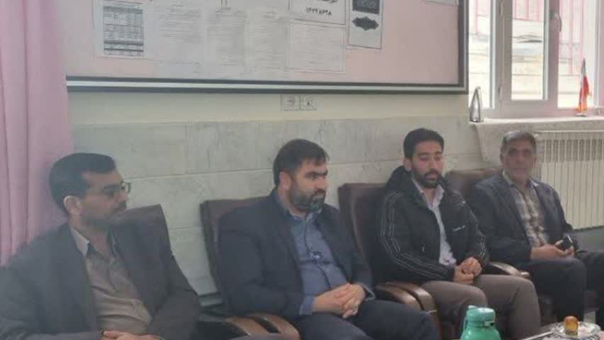 دیدار فرماندار و معاونت فرمانداری فراهان با شهردار شهر تلخاب